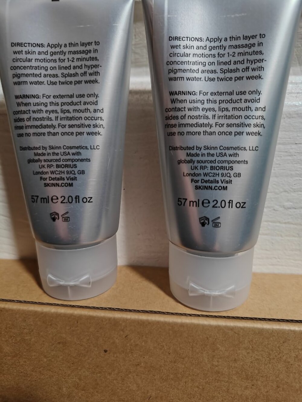 SKINN DermAppeal Microdermabrasion Treatment 2 oz duo New (sealed) - Picture 2 of 2